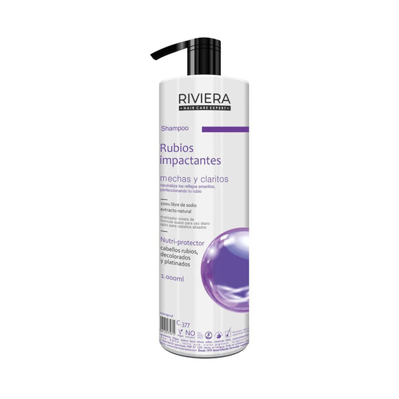 Shampoo Rubios impactantes Riviera 1 lt.