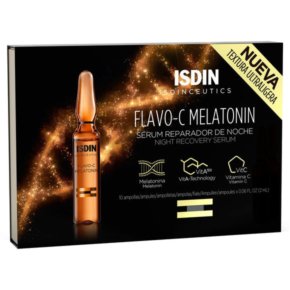 Serum reparador de noche Isdinceutics Flavo-C Melatonin x10