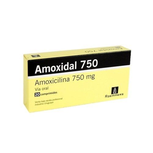 Amoxidal 750 mg X 20