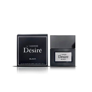 Perfume Desire Black For Men EDT 50 ml.