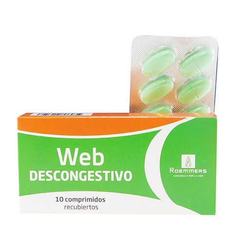 Web C Descongestivo Plus 10 comprimidos