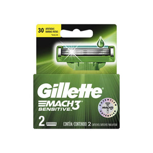 Gillette Mach 3 Sensitive Rep. 2 uni.