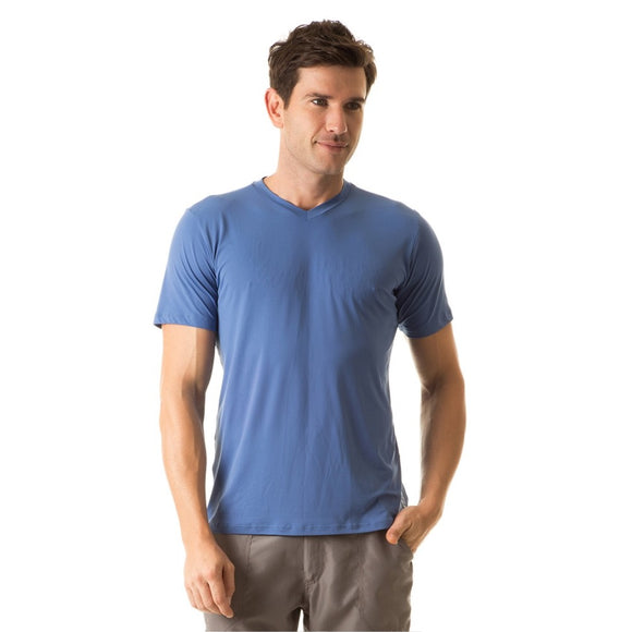 Camiseta Sport Fit MC Azul Indigo